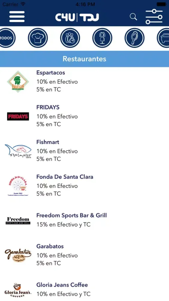 Capturas de tela do TDU C4U