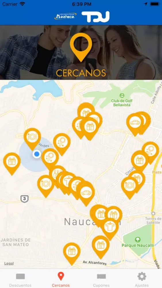 Capturas de tela do TDU LabAzteca