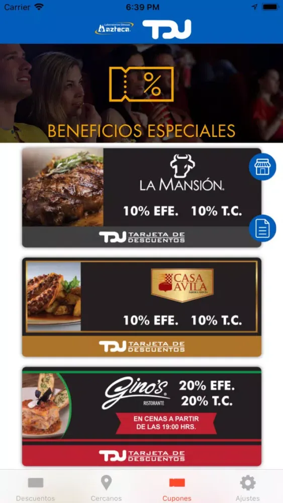 Capturas de tela do TDU LabAzteca