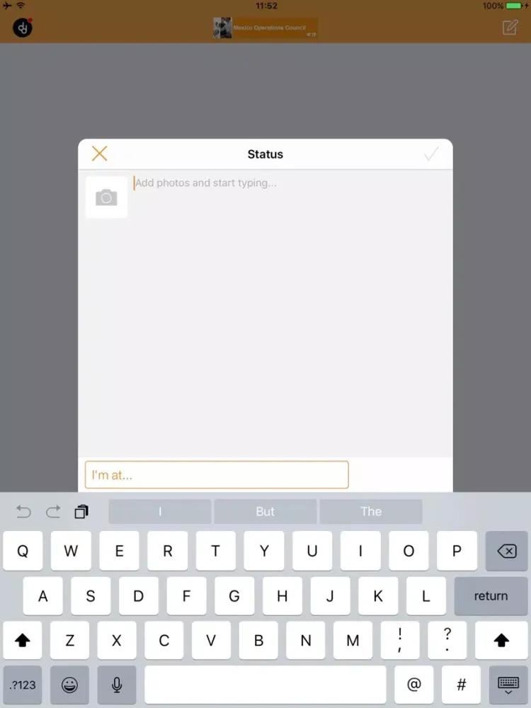 Screenshot di TE Events iPad 