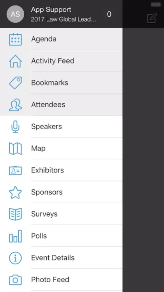 Screenshot di TE Events