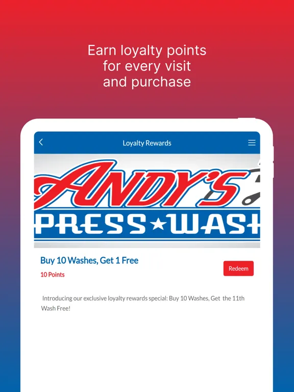 Captures d'écran de Andys Xpress Wash iPad 