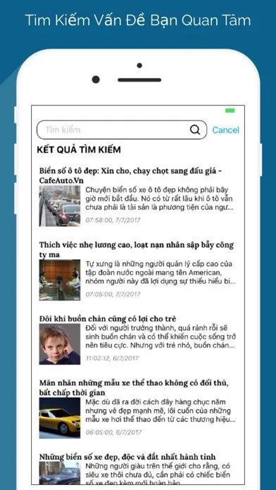 Capturas de tela do Tin Nhanh - Đọc Báo Mới, Tin Tức 24h Cập Nhật