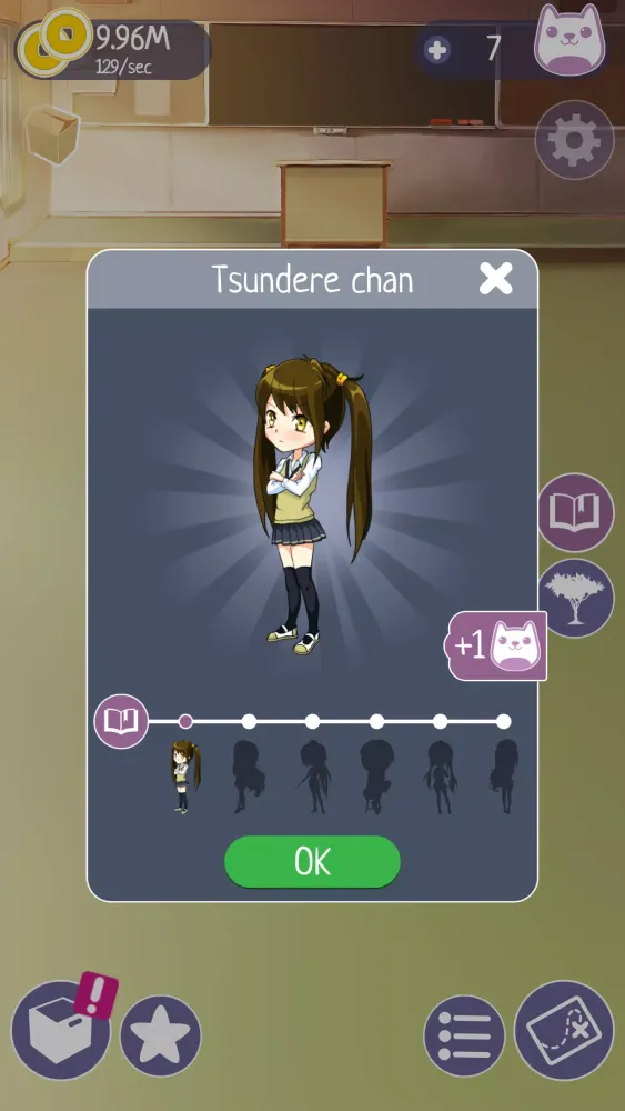 Capturas de tela do Kawaii Evolution Clicker