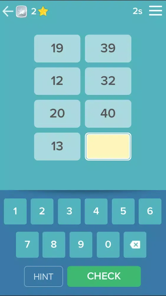 Captures d'écran de Pair pattern – Elementary math