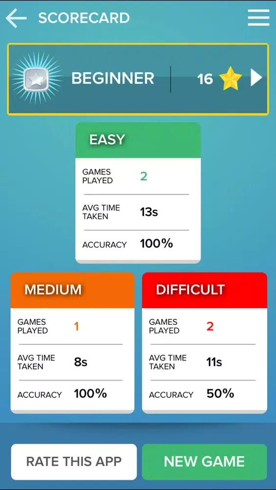 Captures d'écran de Pair pattern – Elementary math