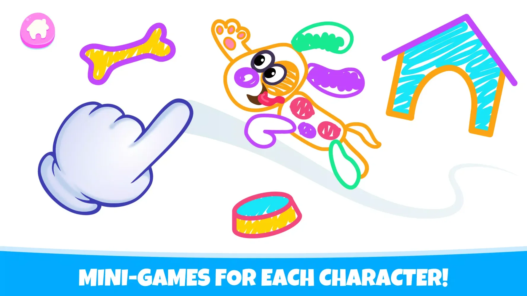Capturas de tela do Drawing for kids! Toddler draw