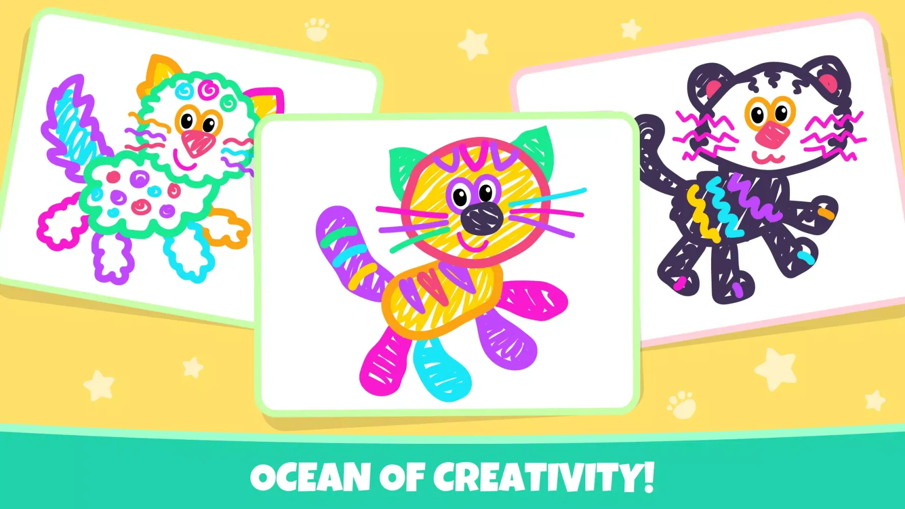 Capturas de tela do Drawing for kids! Toddler draw