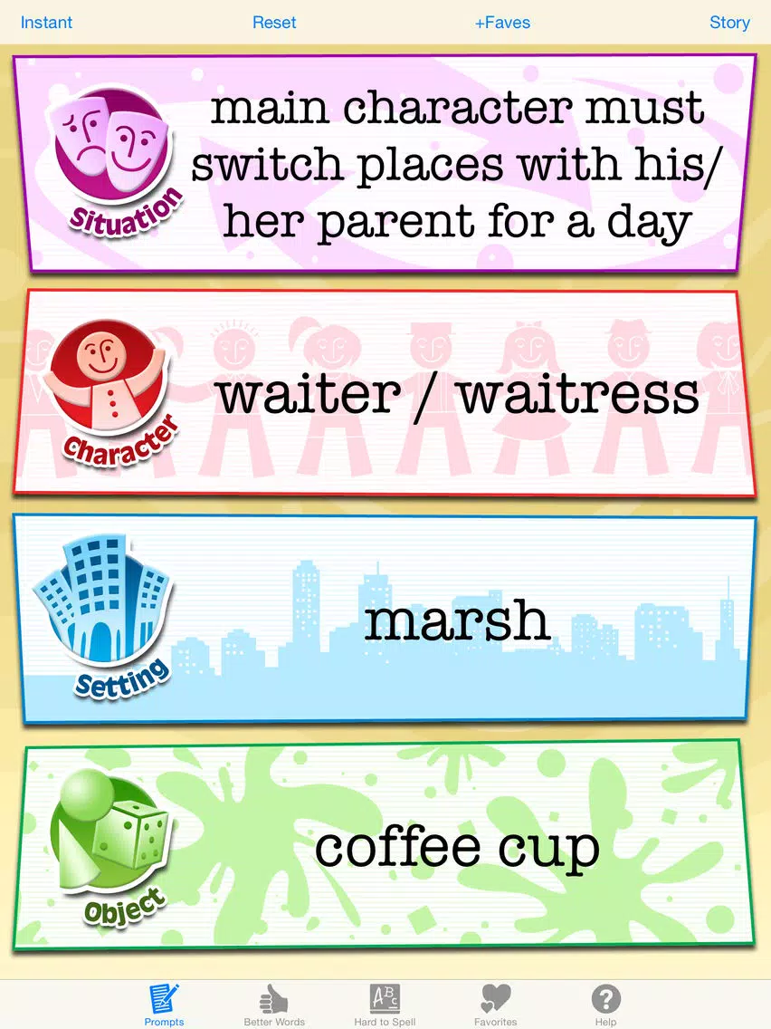 صور Writing Prompts for Kids iPad 
