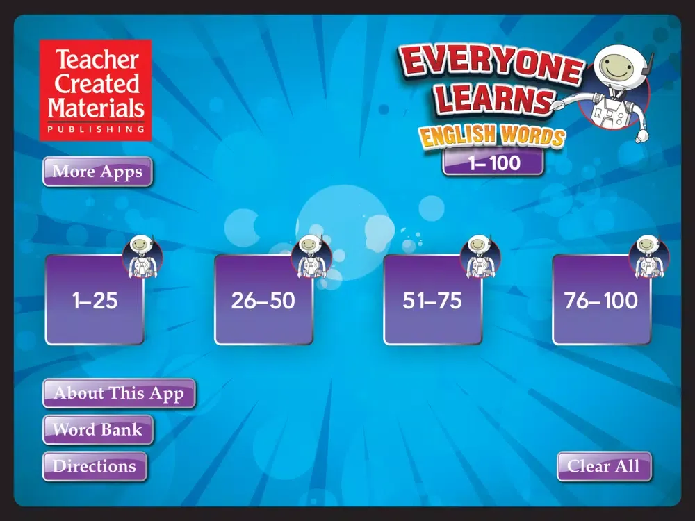 Captures d'écran de English Words 1-100 iPad 