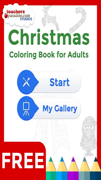 Christmas Coloring Book for Adults应用截图