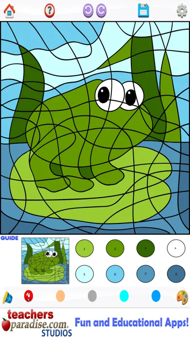صور Color By Number Coloring Games