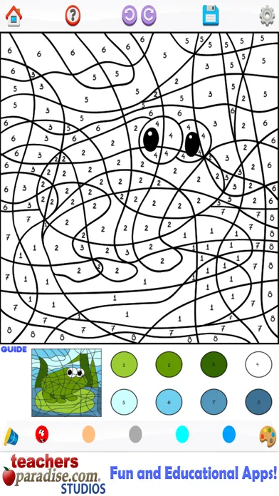 صور Color By Number Coloring Games