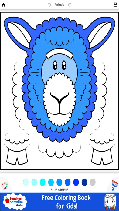 Coloring Book for Kids: Animal Square Heads Screenshots