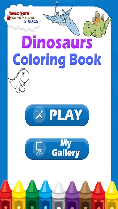 Dinosaurs Coloring Book应用截图