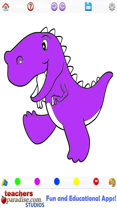Dinosaurs Coloring Book应用截图