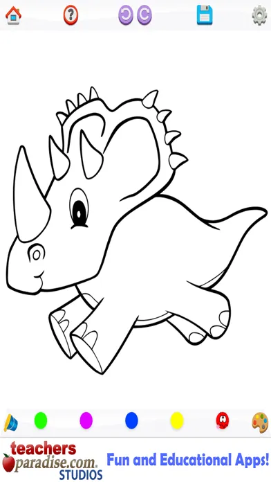 Dinosaurs Coloring Book应用截图