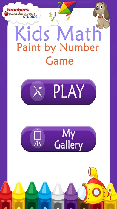 Captures d'écran de Kids Math Coloring Book - Paint by Numbers