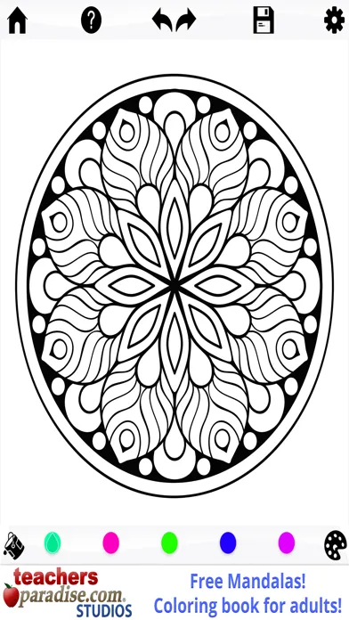 تصاویر Mandalas Adult Coloring Book