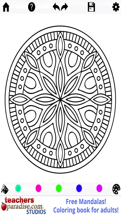 تصاویر Mandalas Adult Coloring Book