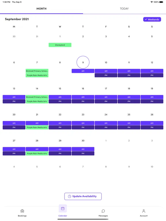 Скриншоты myTP Work iPad 