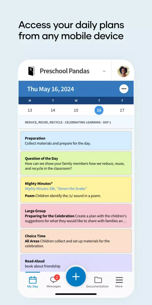 Captures d'écran de Teaching Strategies Teacher