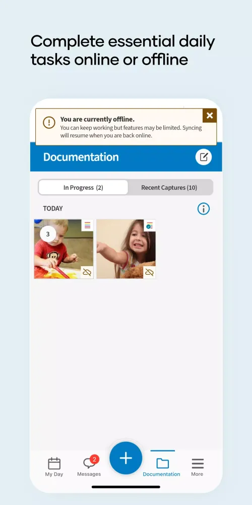 Captures d'écran de Teaching Strategies Teacher