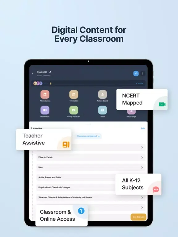 Ảnh chụp màn hình của Teachmint - Tuition App iPad 