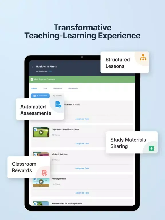 Ảnh chụp màn hình của Teachmint - Tuition App iPad 