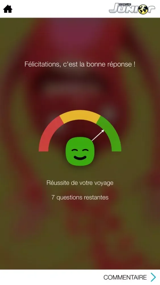 Voyage dans le corps humain - Un jeu Science et Vie Junior應用截圖