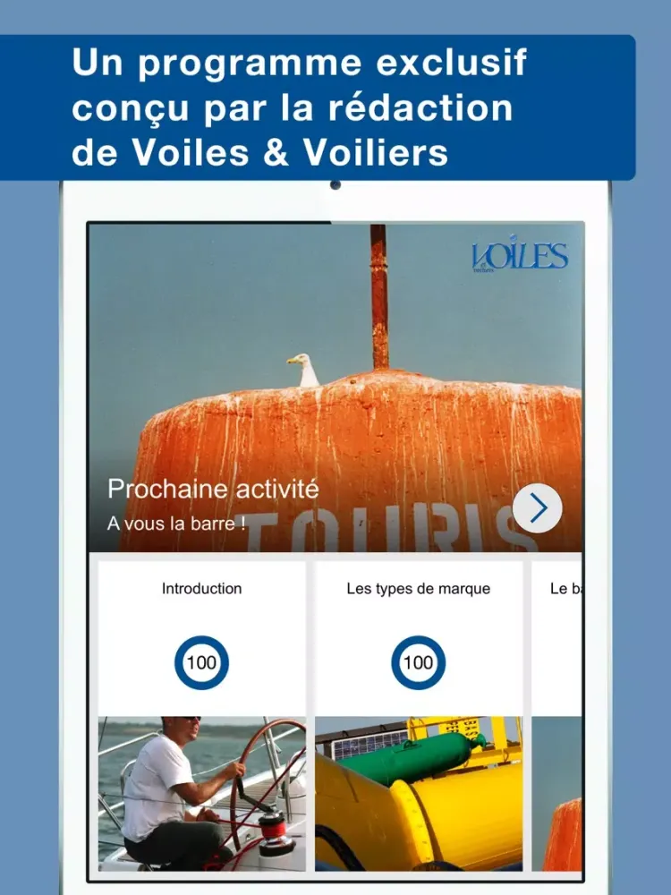 Capturas de tela do Le balisage maritime - Voiles et Voiliers - Au programme du Permis Côtier iPad 