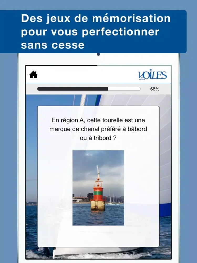Capturas de tela do Le balisage maritime - Voiles et Voiliers - Au programme du Permis Côtier iPad 