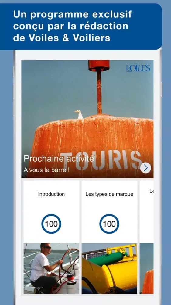 Capturas de tela do Le balisage maritime - Voiles et Voiliers - Au programme du Permis Côtier
