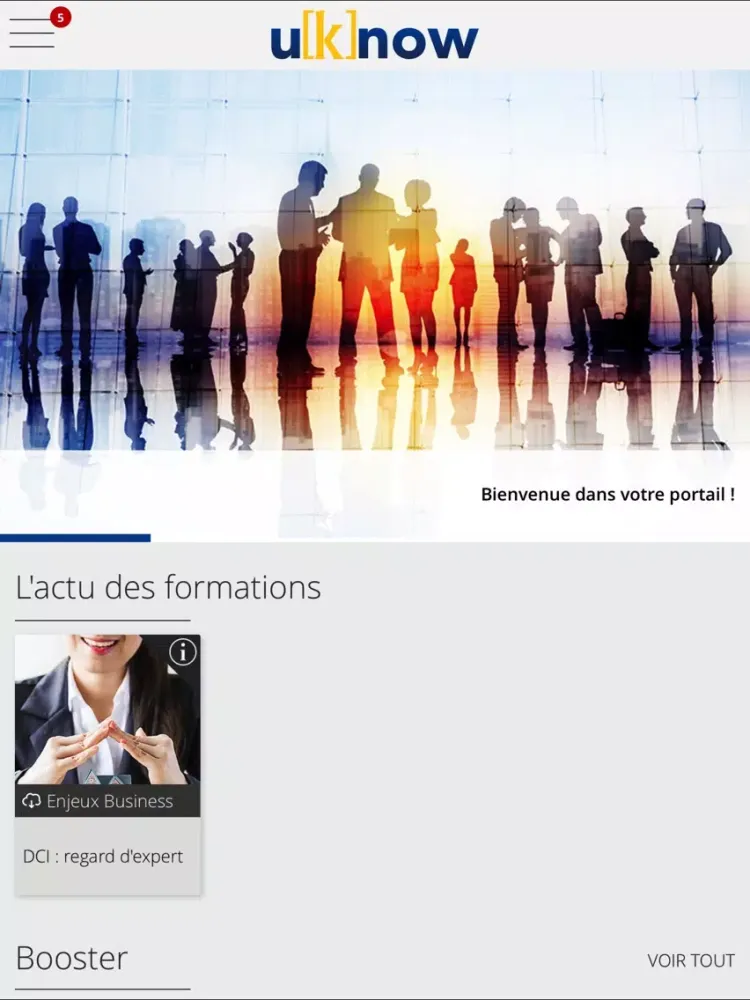 Captures d'écran de u[k]now iPad 