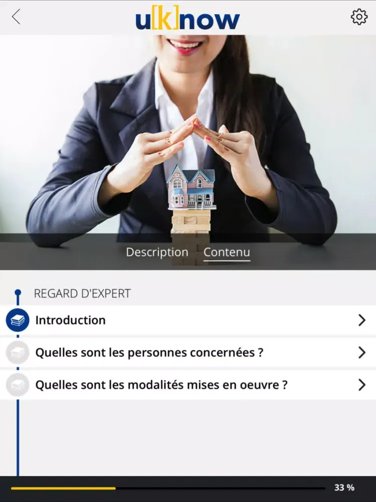 Captures d'écran de u[k]now iPad 