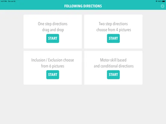 Capturas de tela do Following Directions by TSApps iPad 
