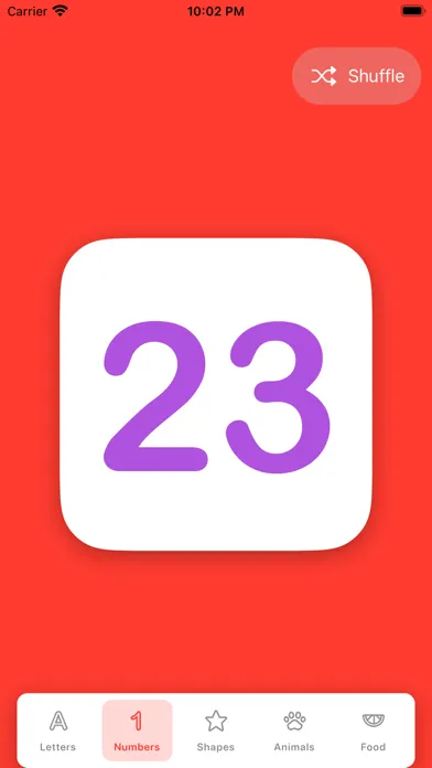 First Words Flashcards App Screenshots