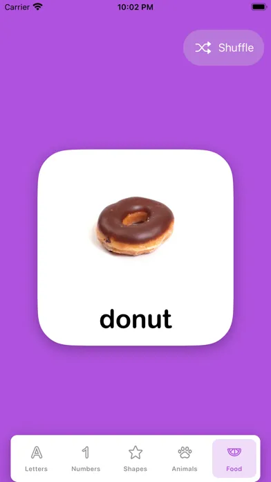 First Words Flashcards App Screenshots