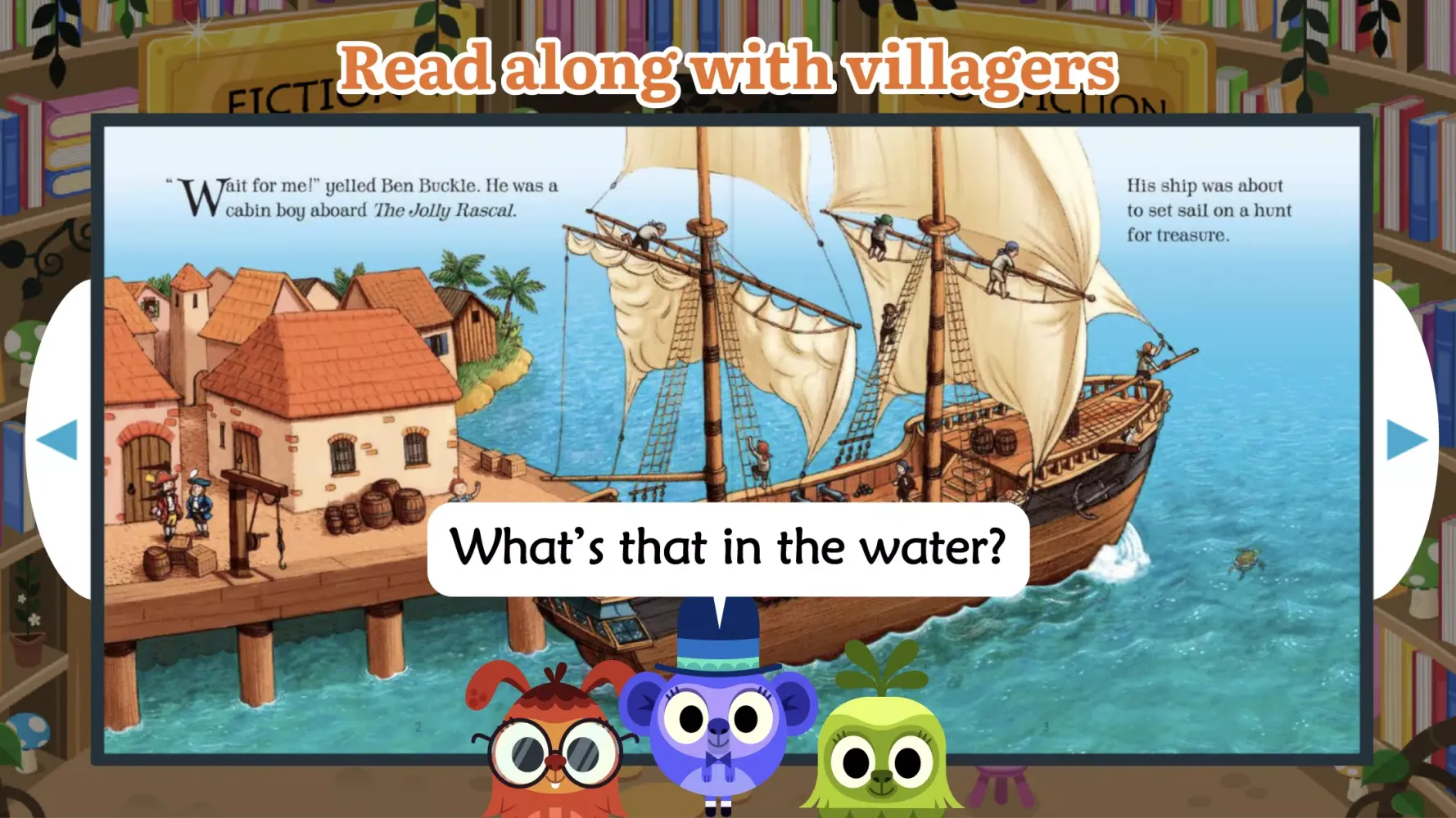 Capturas de tela do Teach Monster: Reading for Fun