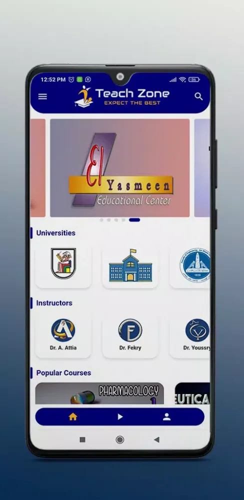 Zrzuty ekranu Teach Zone