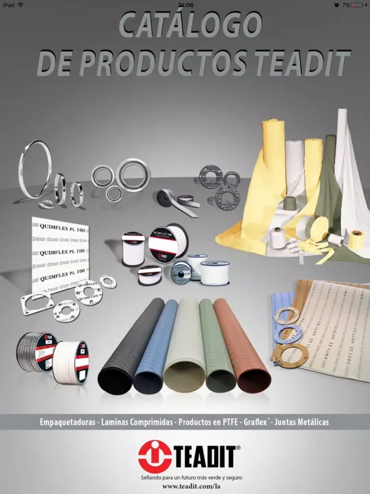 Catalogo de Productos Teadit iPad  Screenshots