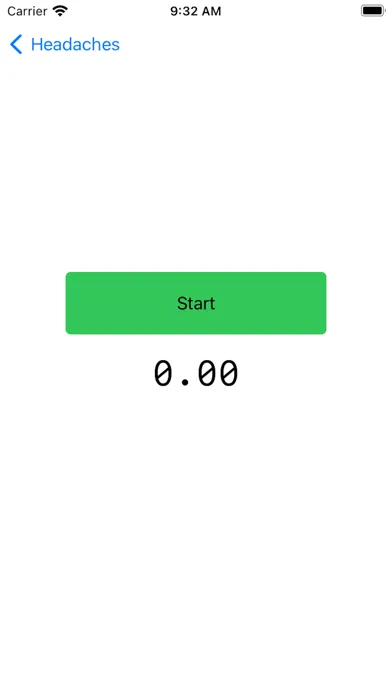 Zrzuty ekranu My Simple Headache Tracker