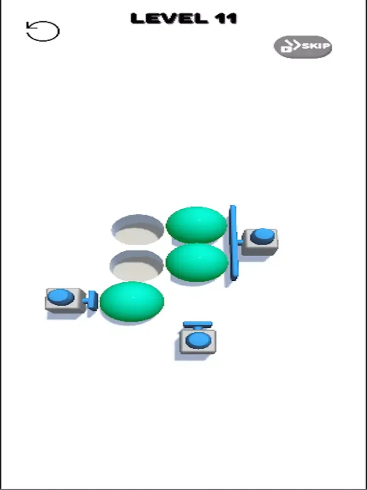 Capturas de tela do Press to Push Ball iPad 