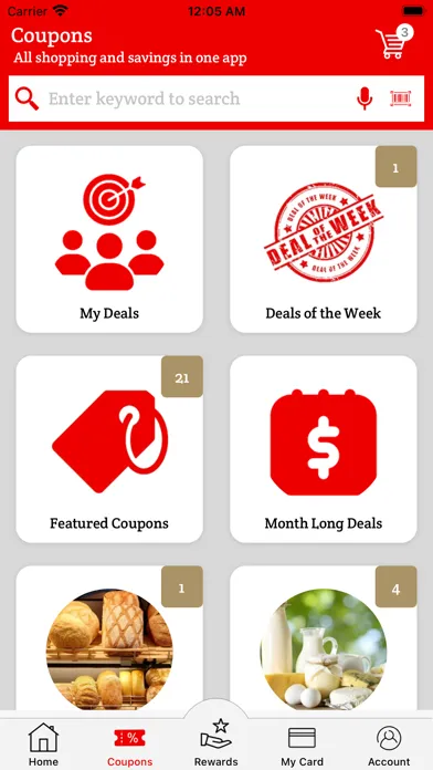 ภาพหน้าจอของ Teal's Market Rewards