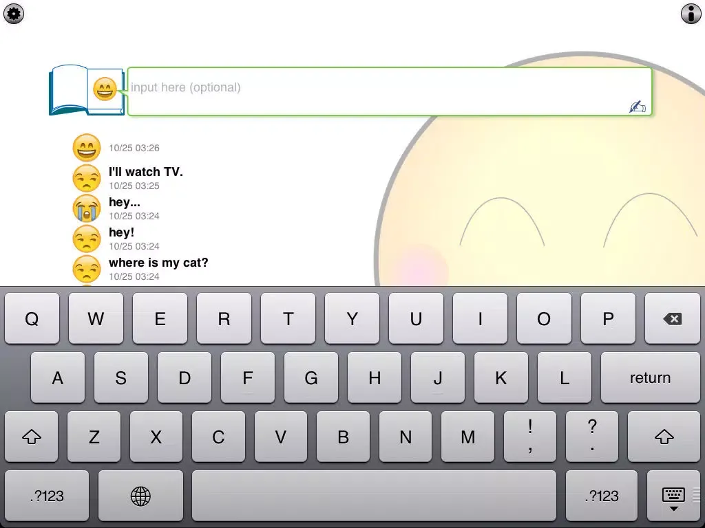 Smile Diary (Utilizing your Calendar) iPad  Screenshots