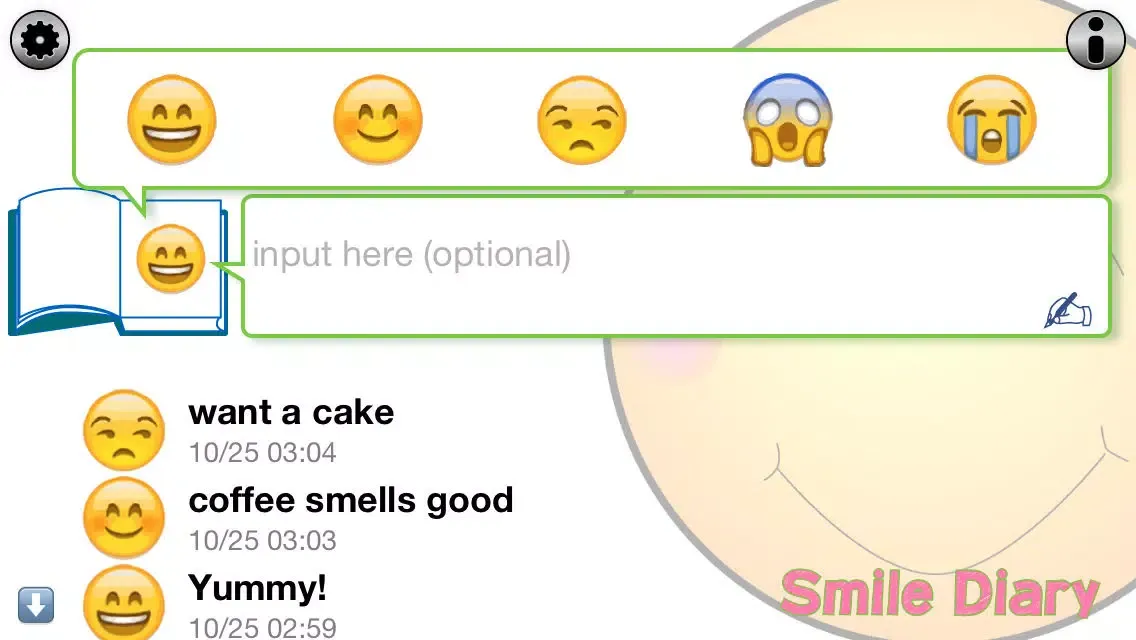 Smile Diary (Utilizing your Calendar) Screenshots