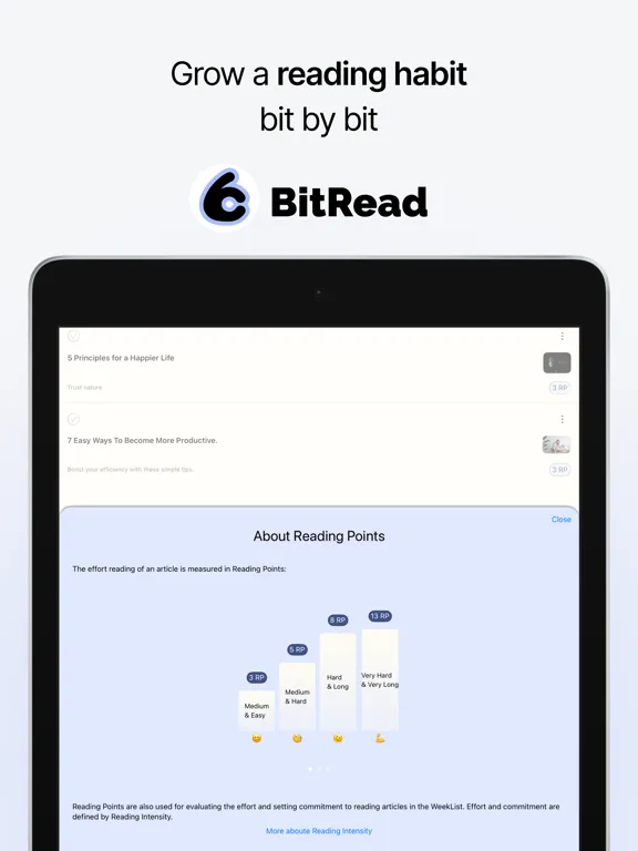 تصاویر BitRead: Bookmark & Read Later iPad 