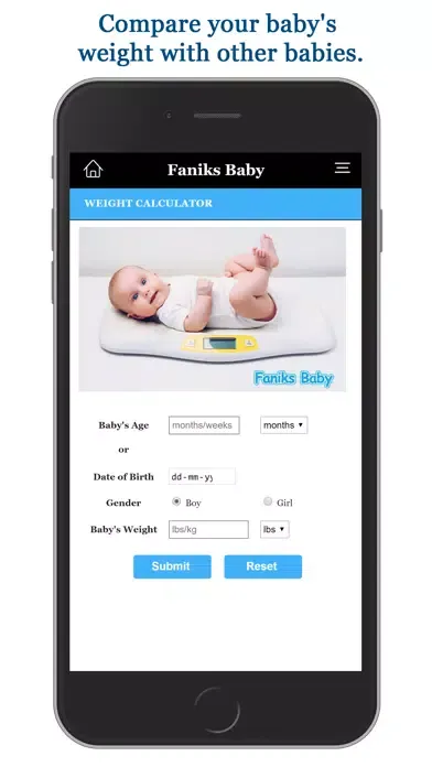 Скриншоты Faniks Baby Feeding App