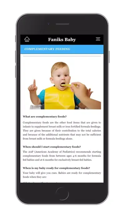 Скриншоты Faniks Baby Feeding App