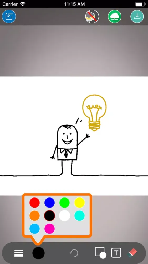 Tangkapan layar My Idea - quick drawing maker
